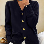 Amy — Cardigan Élégant en Maille
