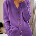 Amy — Cardigan Élégant en Maille