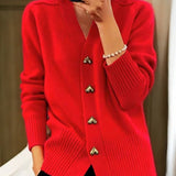 Amy — Cardigan Élégant en Maille