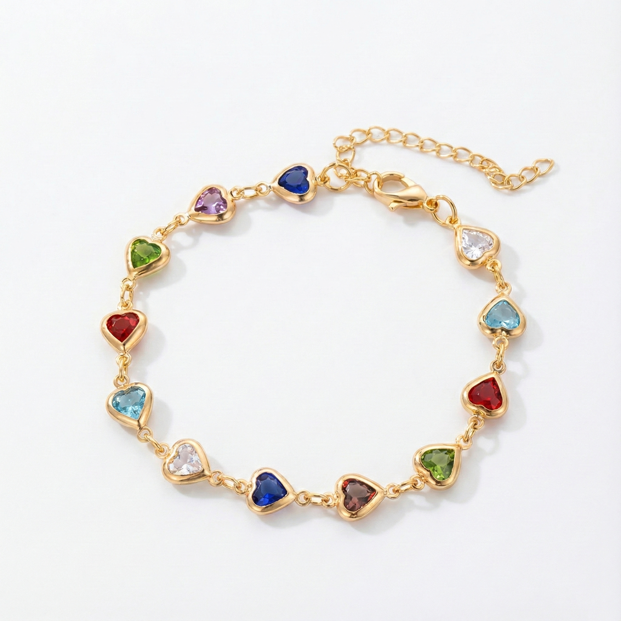 Bracelet unique en forme de cœur