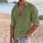 COTTON LINEN SHIRT FOR MEN