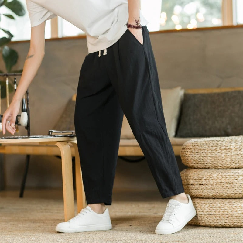 Jan | Drawstring casual trousers