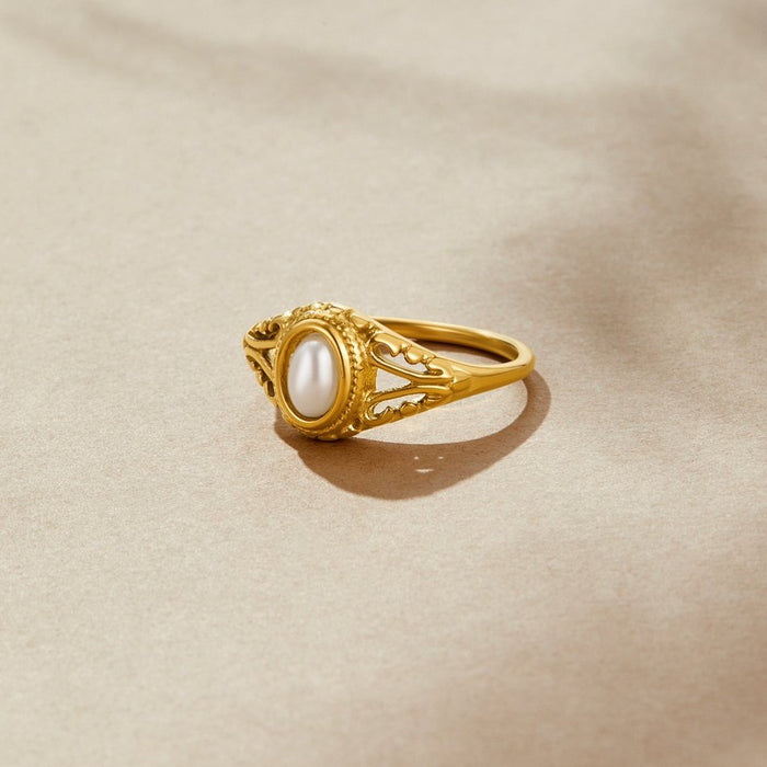 Bague Vintage Royal en Perle