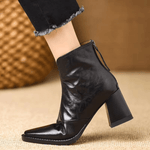 Claudia — Bottines de luxe à talon moyen