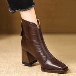 Claudia — Bottines de luxe à talon moyen