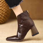 Claudia — Bottines de luxe à talon moyen