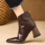 Claudia — Bottines de luxe à talon moyen