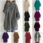 Mylène | Sweat zippé ample à capuche et col montant