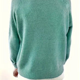 Suzanne | Pull en maille à col V boutonné