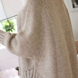 Annabelle | Pull ample à torsades et col montant