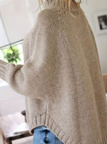Annabelle | Pull ample à torsades et col montant