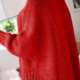 Annabelle | Pull ample à torsades et col montant
