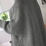 Annabelle | Pull ample à torsades et col montant