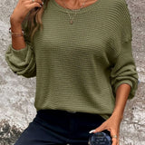 Mélodie | Pull ample nid d'abeille à épaules tombantes