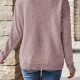 Jeanne | Pull ajouré à chevrons et col V