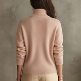 Angèle | Pull à col montant zippé