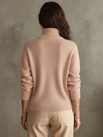 Angèle | Pull à col montant zippé