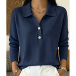Iris | Pull élégant à col polo
