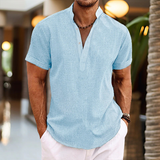 Zoreen | Summer shirt with button placket