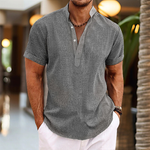 Zoreen | Summer shirt with button placket