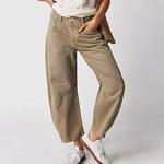 Yvonne | Jean taille haute coupe tonneau